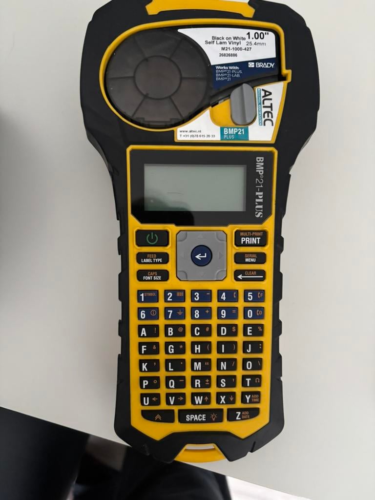 brady bmp21 en nieuwe originele labels inclusief systainer!, Computers en Software, Labelprinters, Ophalen, Zo goed als nieuw