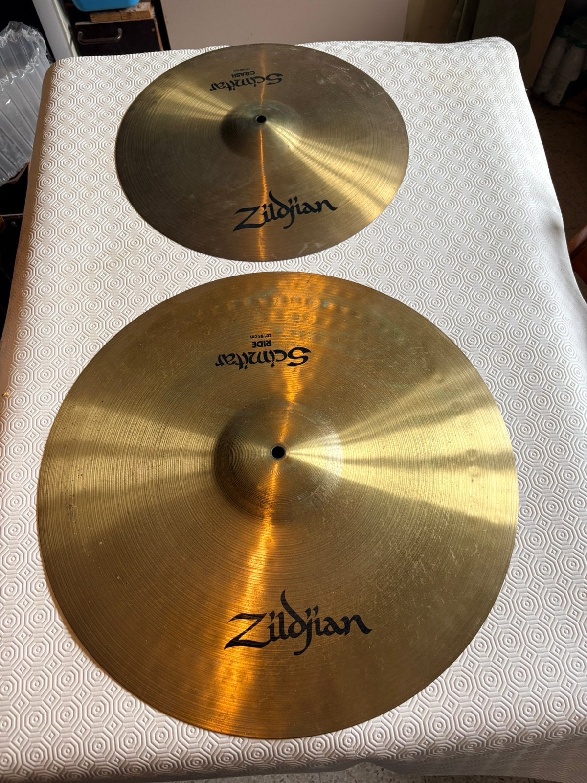 Zildjian cymbalen, Enlèvement, Utilisé
