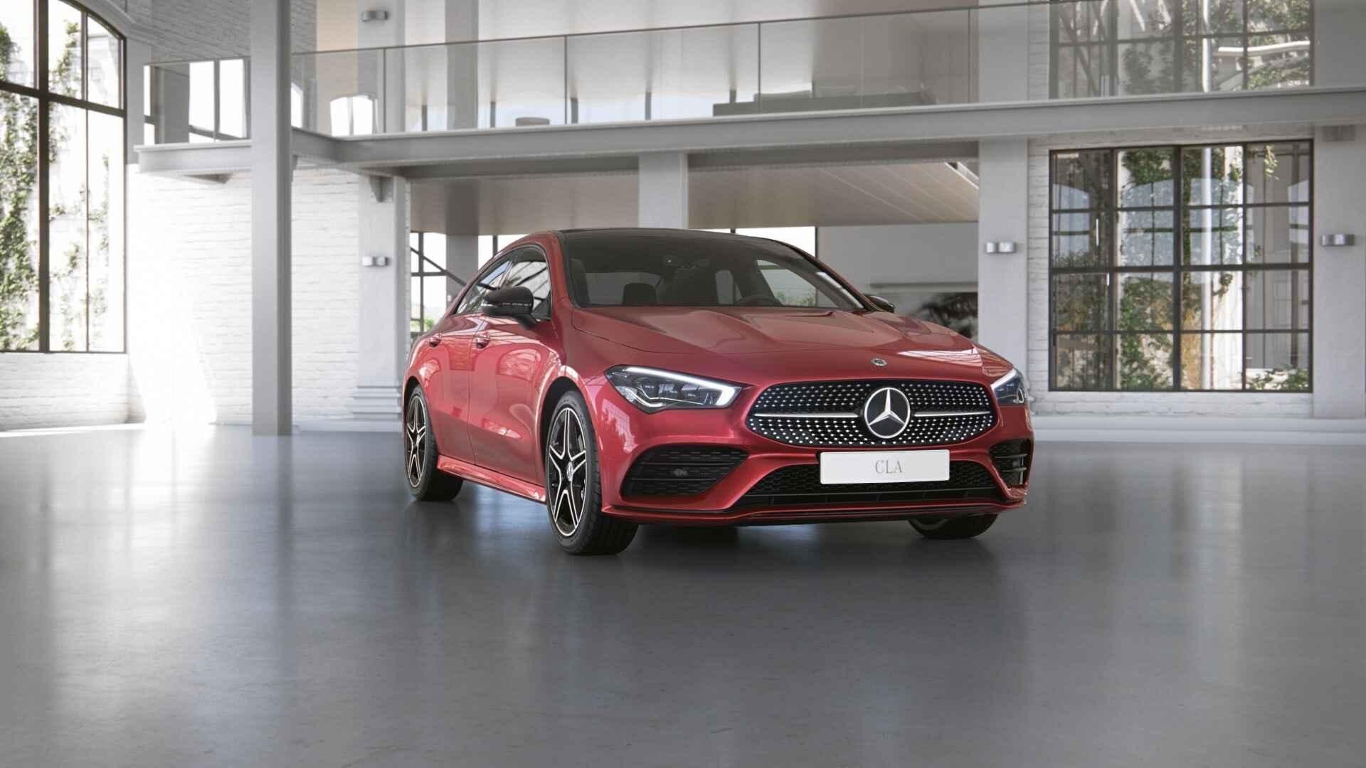 Mercedes-Benz CLA-Klasse 250 e Coupé AMG Line | Night Pack, Autos, Rouge, Achat, 4 portes, Entreprise