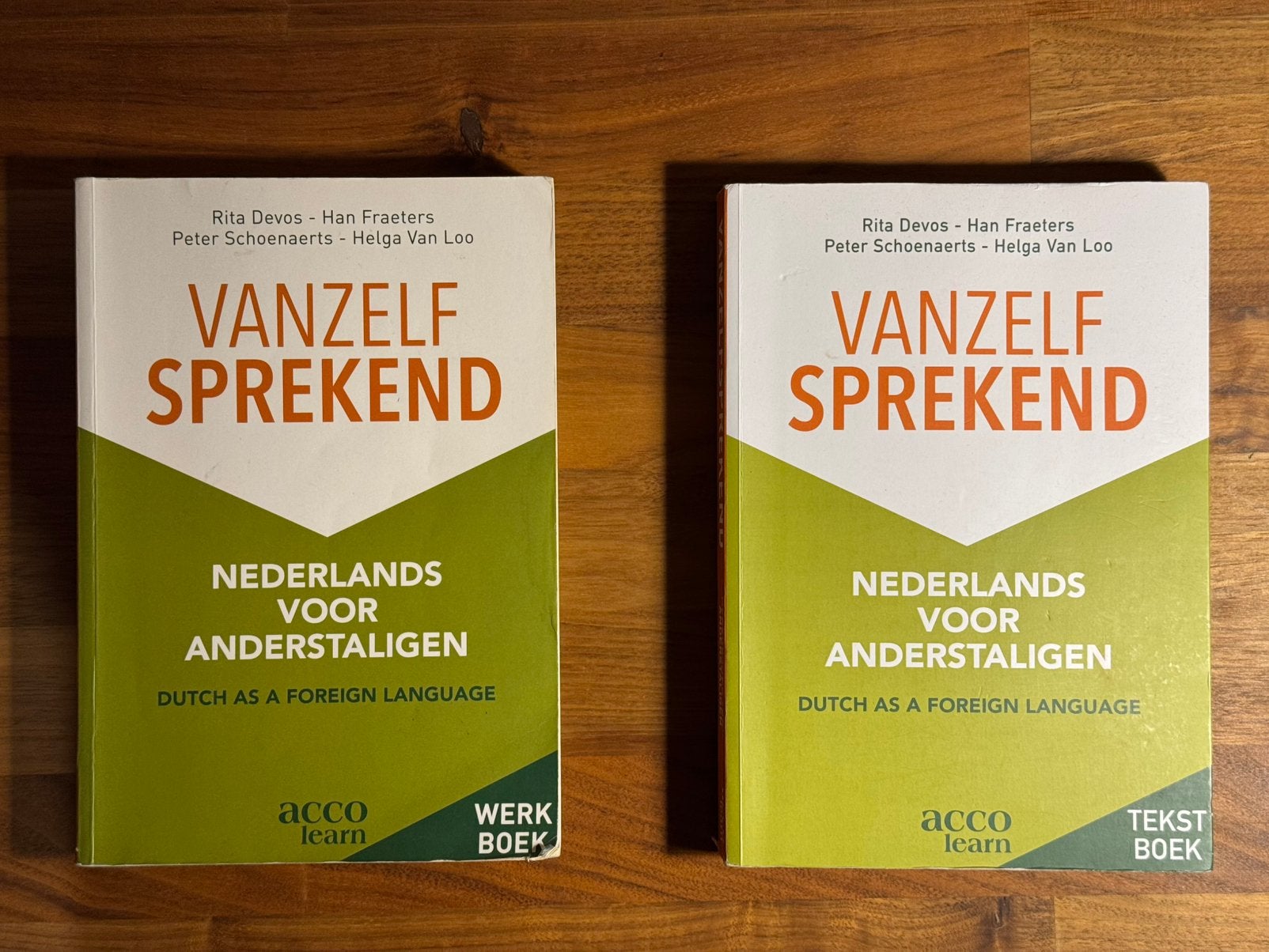 Vanzelf sprekend 2 boeken: tekstboek werkboek, Livres, Enlèvement, Comme neuf, Néerlandais