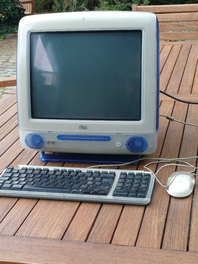 Apple Imac G3 bleu. Clavier et souris inclus, Informatique & Logiciels, Enlèvement, Apple