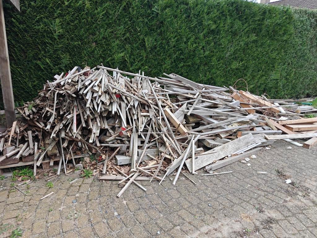 Gratis afvalhout, Enlèvement