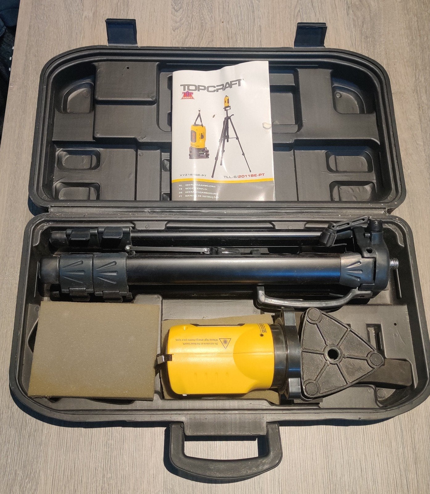 Top craft laserwaterpas, Bricolage & Construction, Enlèvement