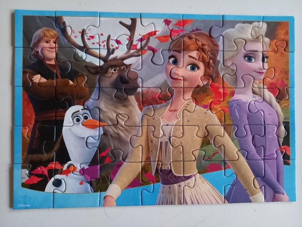 Puzzle La Reine des neiges 35 pièces en parfait état, Enfants & Bébés, Enlèvement ou Envoi, 10 à 50 pièces, Comme neuf, 4 à 6 ans