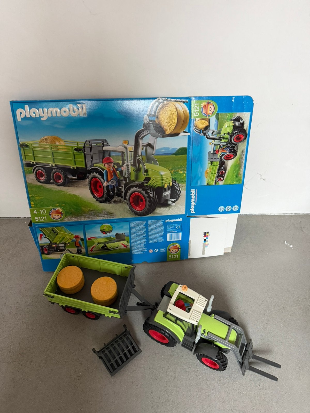 Playmobil tractor, Ophalen, Zo goed als nieuw
