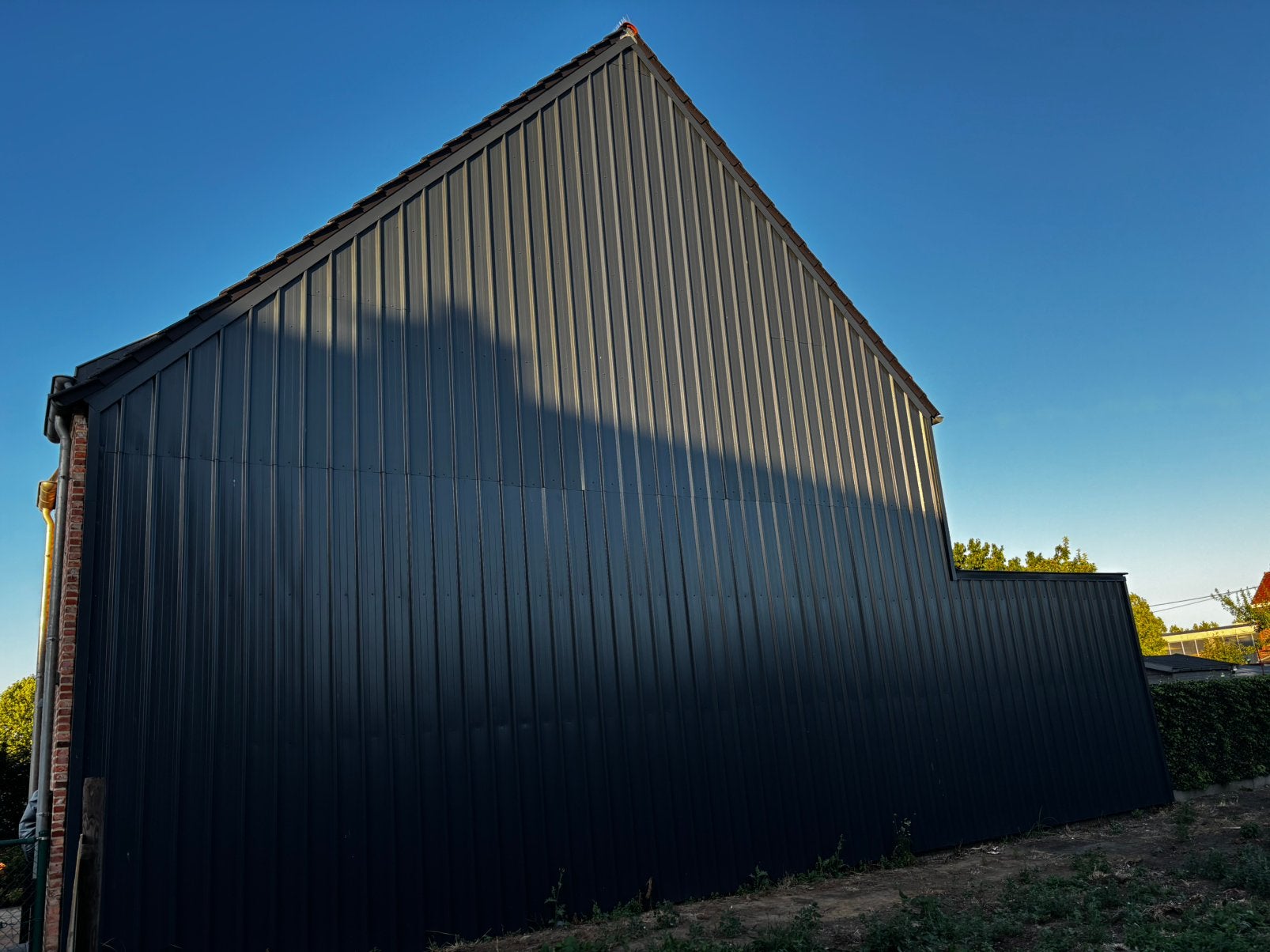 95m2 metalen dak/wandplaten, Enlèvement, Comme neuf