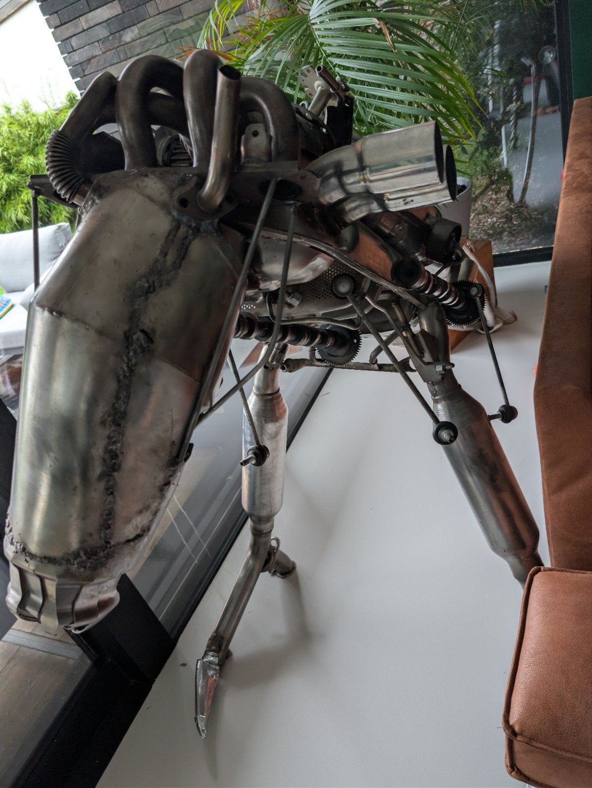 Scrap metal art grote libelle, Antiek en Kunst, Kunst | Beelden en Houtsnijwerken, Ophalen