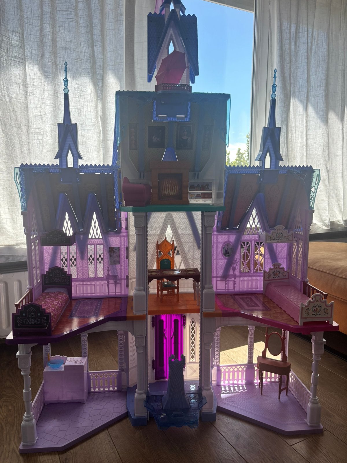 Frozen kasteel, Kinderen en Baby's, Ophalen, Zo goed als nieuw