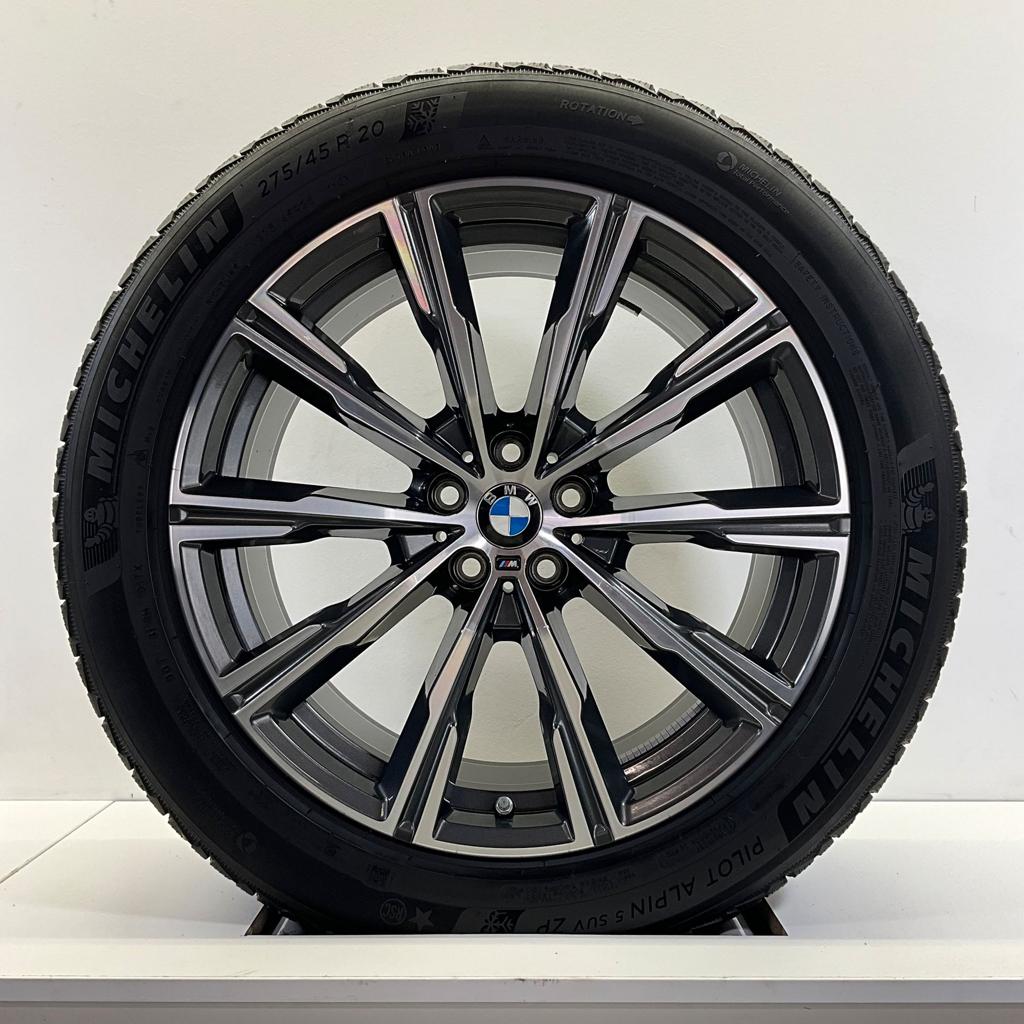 BMW X5 G05 EN X6 G06 SET VELGEN + WINTERBANDEN 20 INCH ORIG., Auto-onderdelen, Gebruikt, -, 275 mm, -