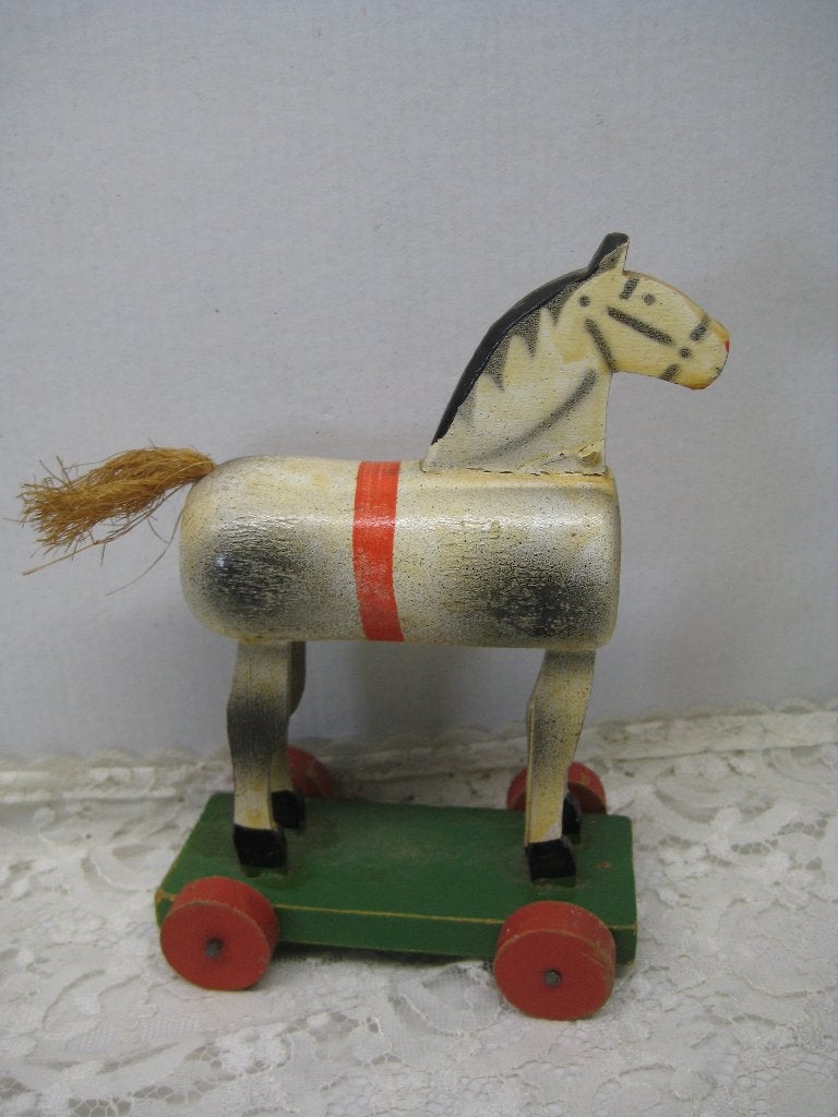 HOUTEN PAARDJE, Ophalen of Verzenden