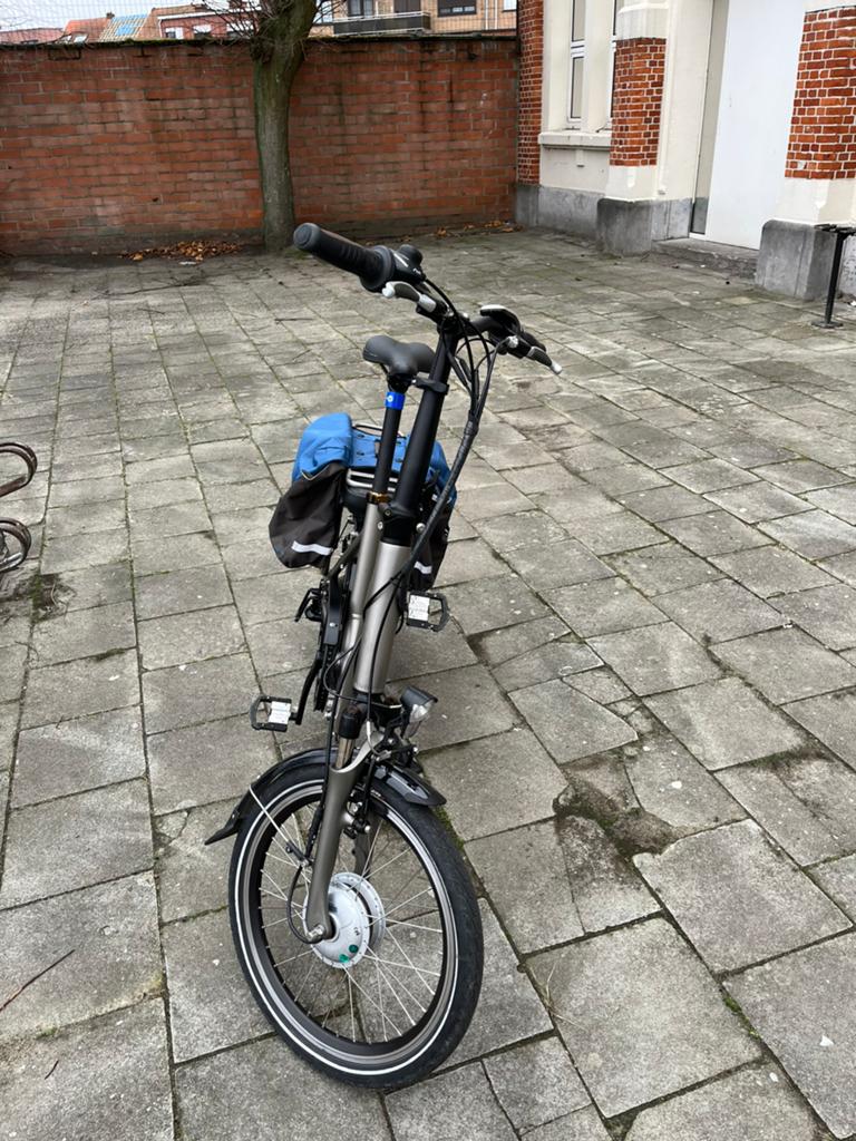 Vouwfiets, Ophalen, Zo goed als nieuw