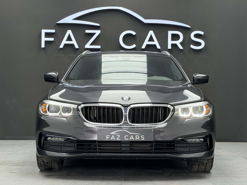 BMW 5 Serie 518 * Réservé * (automatique), Cuir, Entreprise, Noir, 5 portes