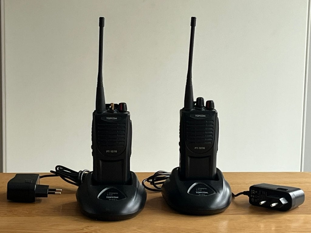 Walkie Talkie, 5 tot 15 km, Ophalen of Verzenden, Zo goed als nieuw, Portofoon of Walkie-talkie