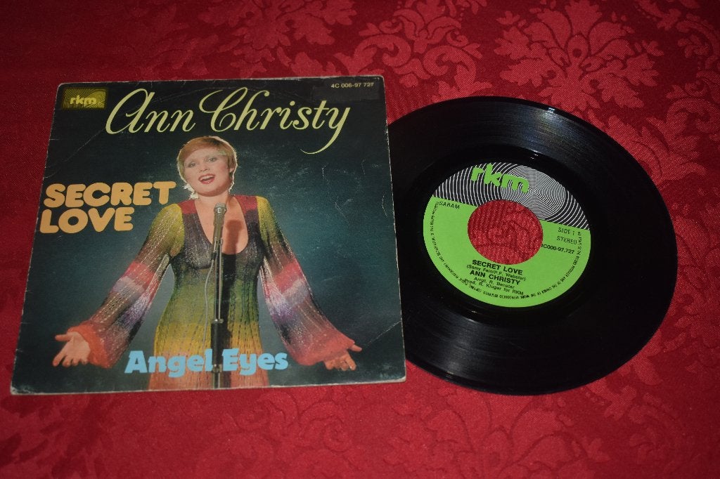 mooie 45t vinyl singel van Ann CHRISTY, Cd's en Dvd's, Vinyl | Nederlandstalig, Ophalen of Verzenden, Zo goed als nieuw, Levenslied of Smartlap