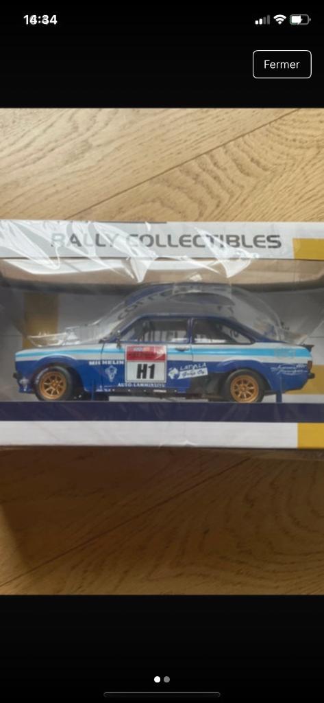 Voiture collection Ford escort MK2, Ophalen of Verzenden, Nieuw, Auto