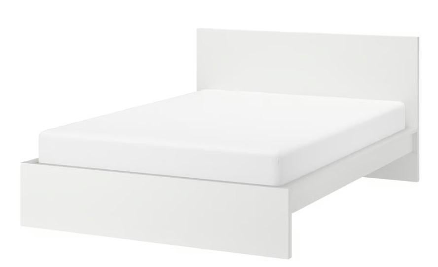 2 persoonsbed 140x200cm, Huis en Inrichting, Slaapkamer | Bedden, Ophalen, Wit, Tweepersoons, 140 cm