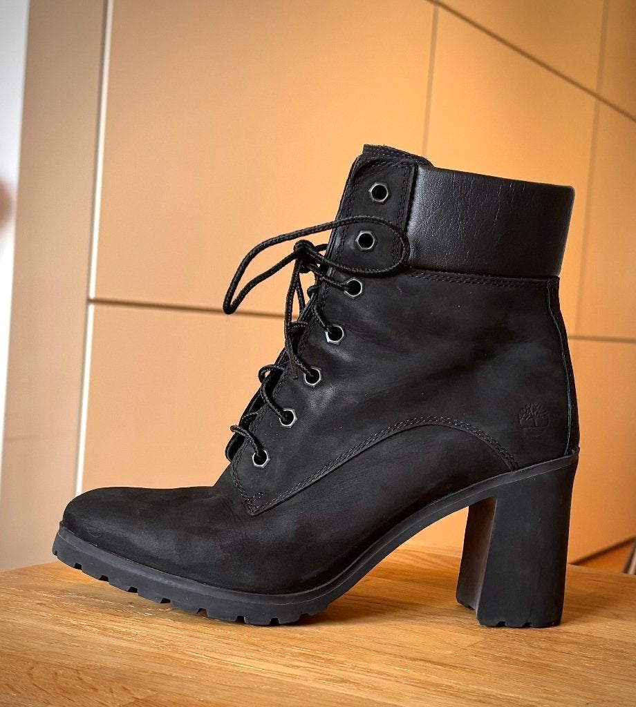 Zwarte laarzen van Timberland — Maat 38,5 — perfecte staat, Maat 38/40 (M), Zwart, Ophalen of Verzenden, Zo goed als nieuw