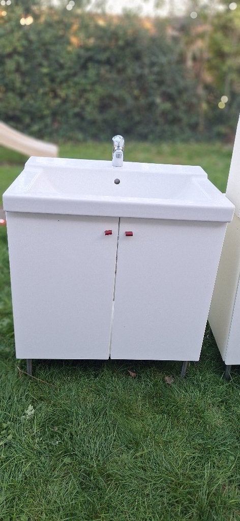 Meuble lavabo robinet, sur pieds, salle de bain Ikea,Vattern, Moins de 100 cm, Meuble lavabo, Enlèvement, Utilisé