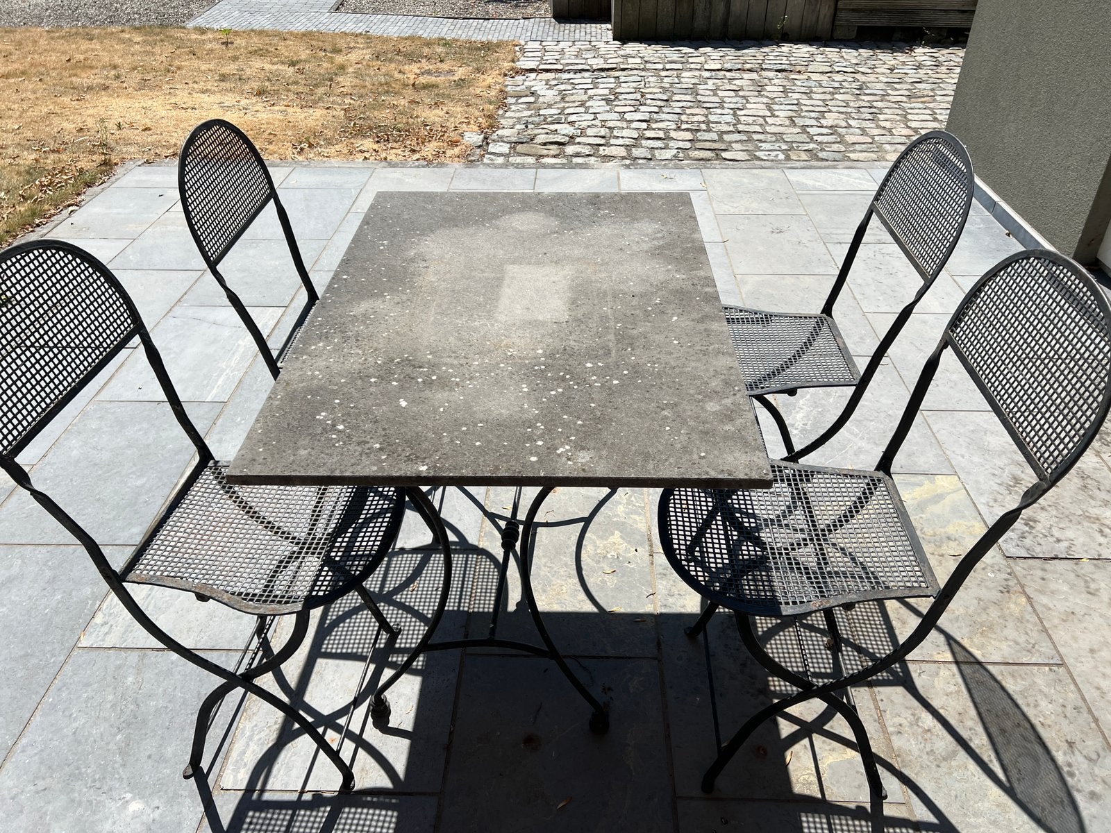 Tuinset in IJzer, Tuin en Terras, Ophalen, Gebruikt, Tuinset