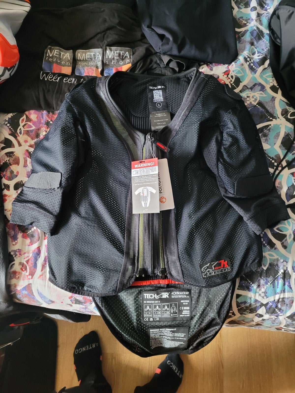 Alpinestars tech air 7X, Ophalen, Tweedehands, Alpinestars