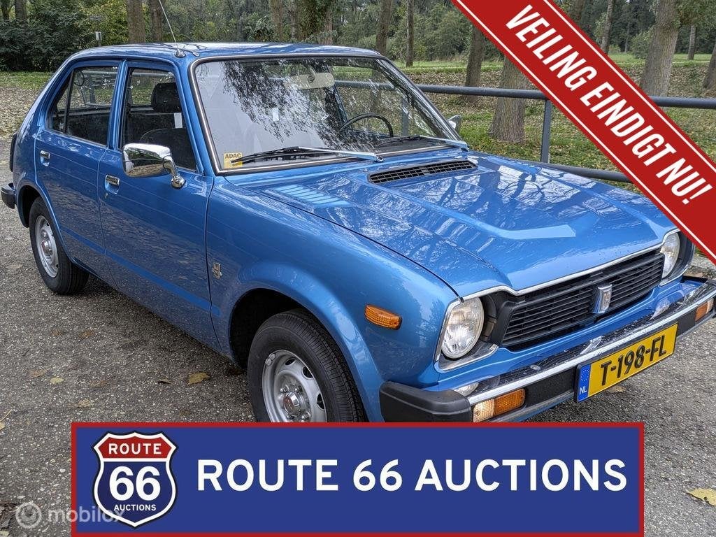 Honda Civic | 1979 | Route 66 Auctions, Auto's, Honda, Zwart, Bedrijf, Handgeschakeld