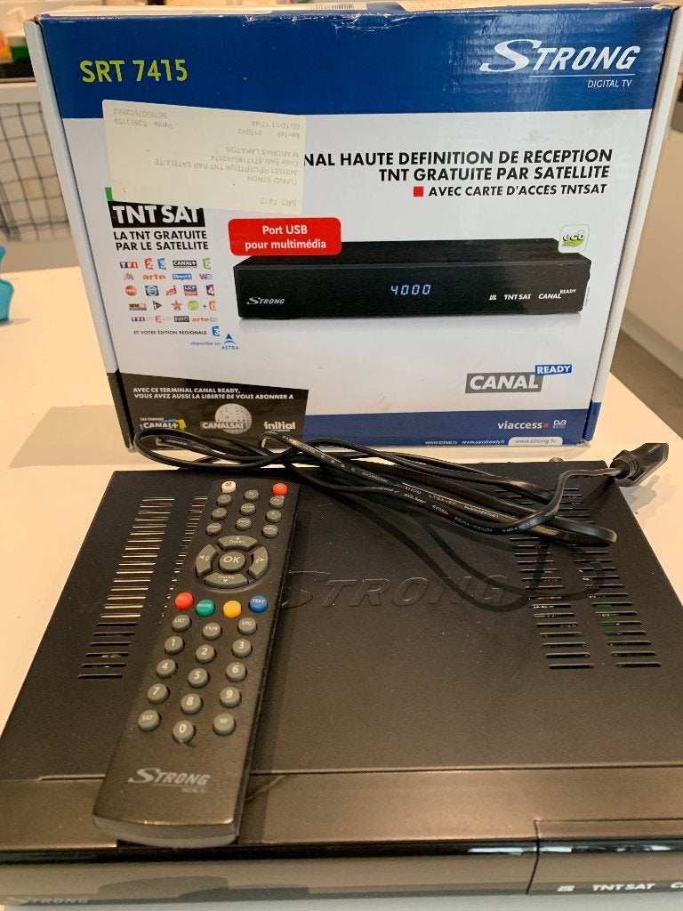 Récepteur TNT Gratuite par satellite, TV, Hi-fi & Vidéo, Décodeurs & Enregistreurs à disque dur, Utilisé, Décodeur, Enlèvement