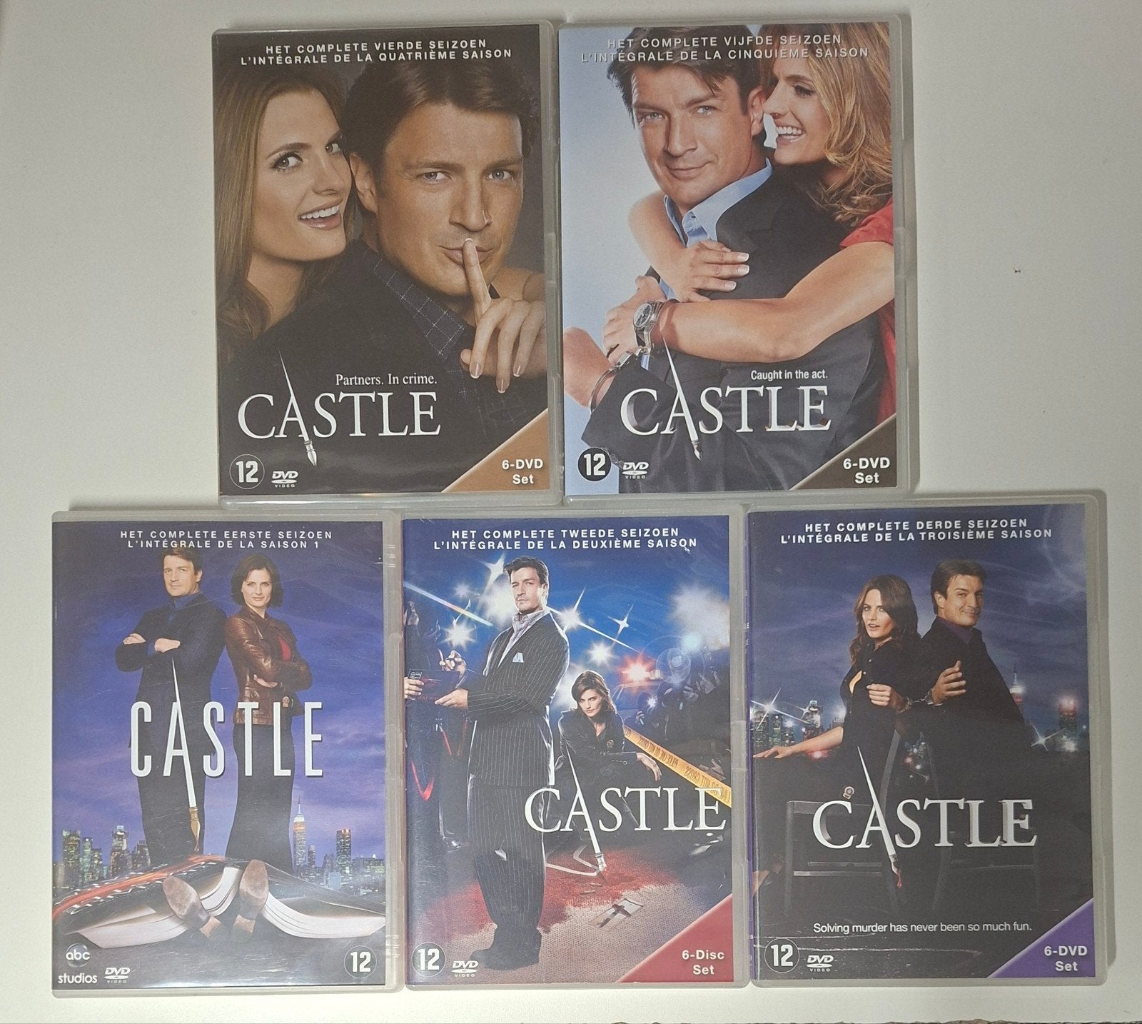 Castle seizoen 1tm5, Cd's en Dvd's, Ophalen of Verzenden, Engels, Seizoen 3, Nederlands