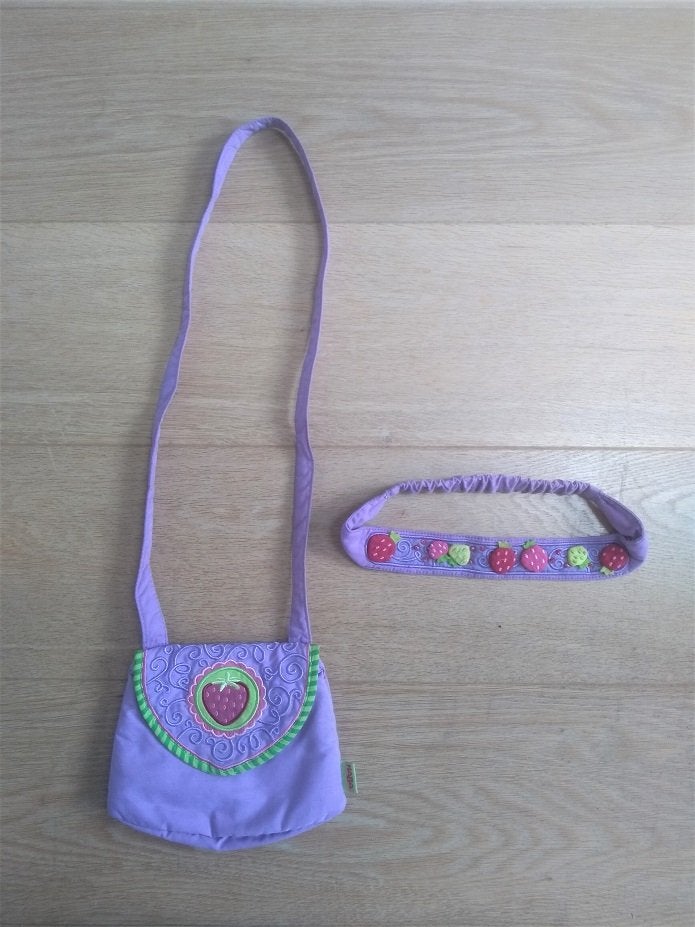 accessoires: Haba - sac fille et serre-tête Violetta, Enlèvement, Utilisé, Sac