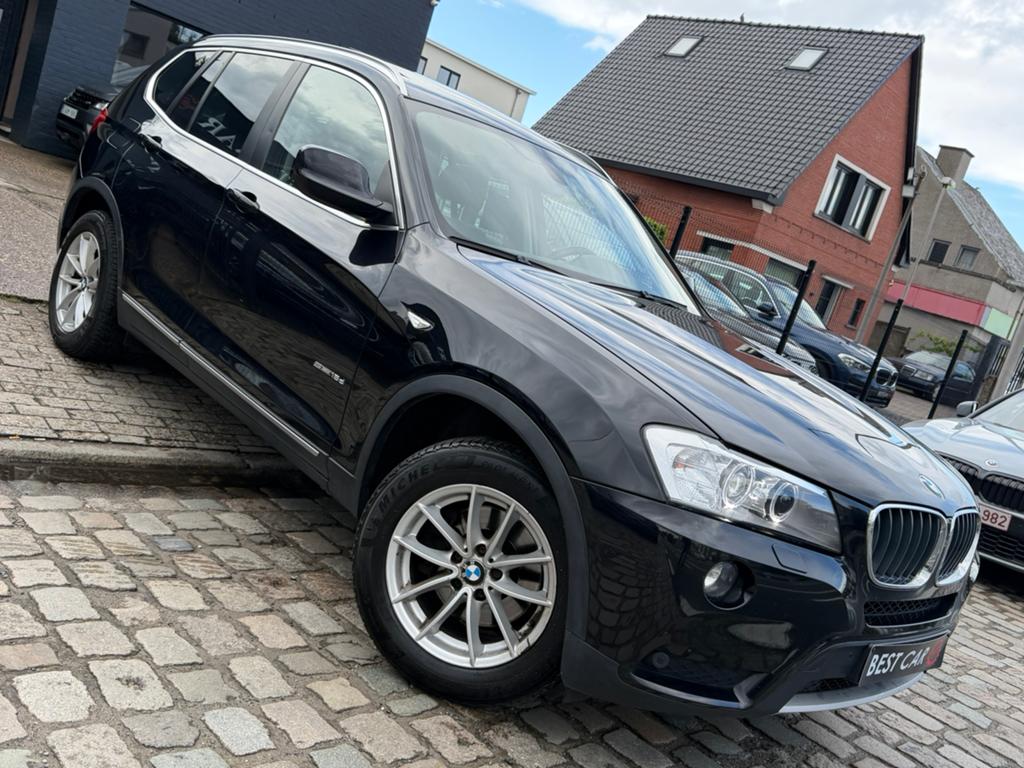 BMW X3 sDrive18 * AutoMaat, Auto's, Automaat, Euro 5, 1995 cc, Zwart
