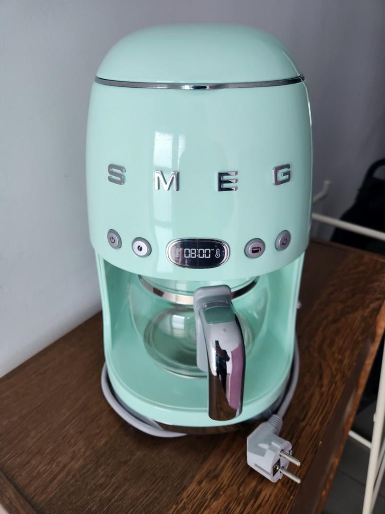 Prachtige SMEG Drip Filter Koffiemachine – Pastelgroen – Nie, Enlèvement, Cafetière
