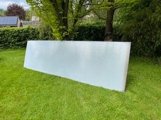 Plaques polycarbonate 16mm 438 x 120, Doe-het-zelf en Bouw, Dakpannen en Dakbedekking, Gebruikt, Overige typen, Kunststof, Overige kleuren