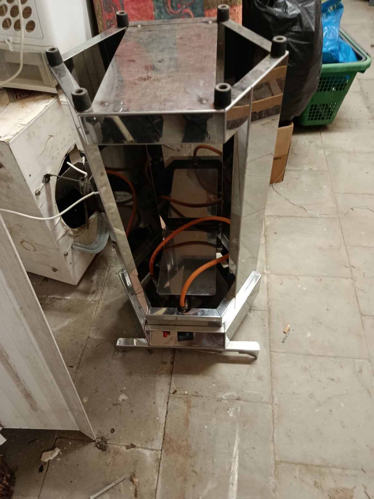 Gas. Vlees rotisoir, Ophalen