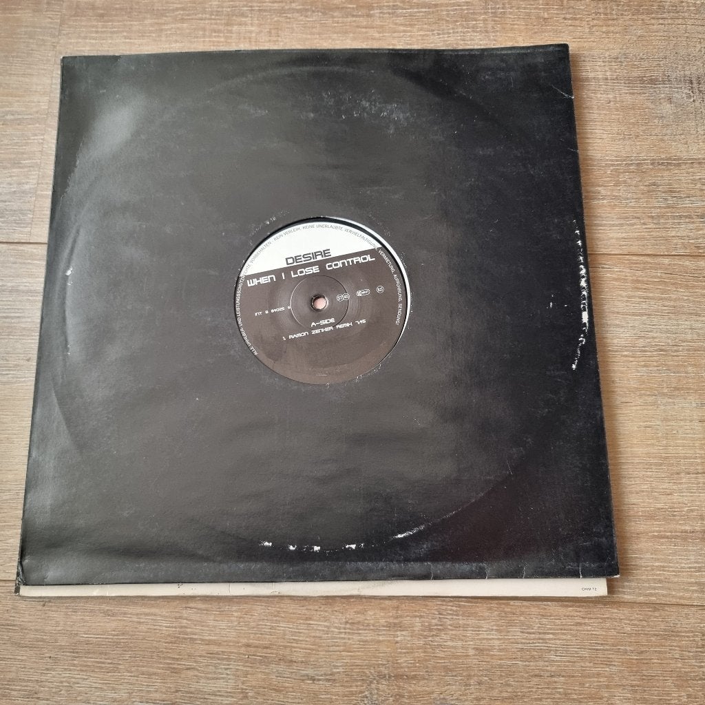 12" Desire – When I Lose Control, Ophalen of Verzenden, Gebruikt, 12 inch, Dance en House