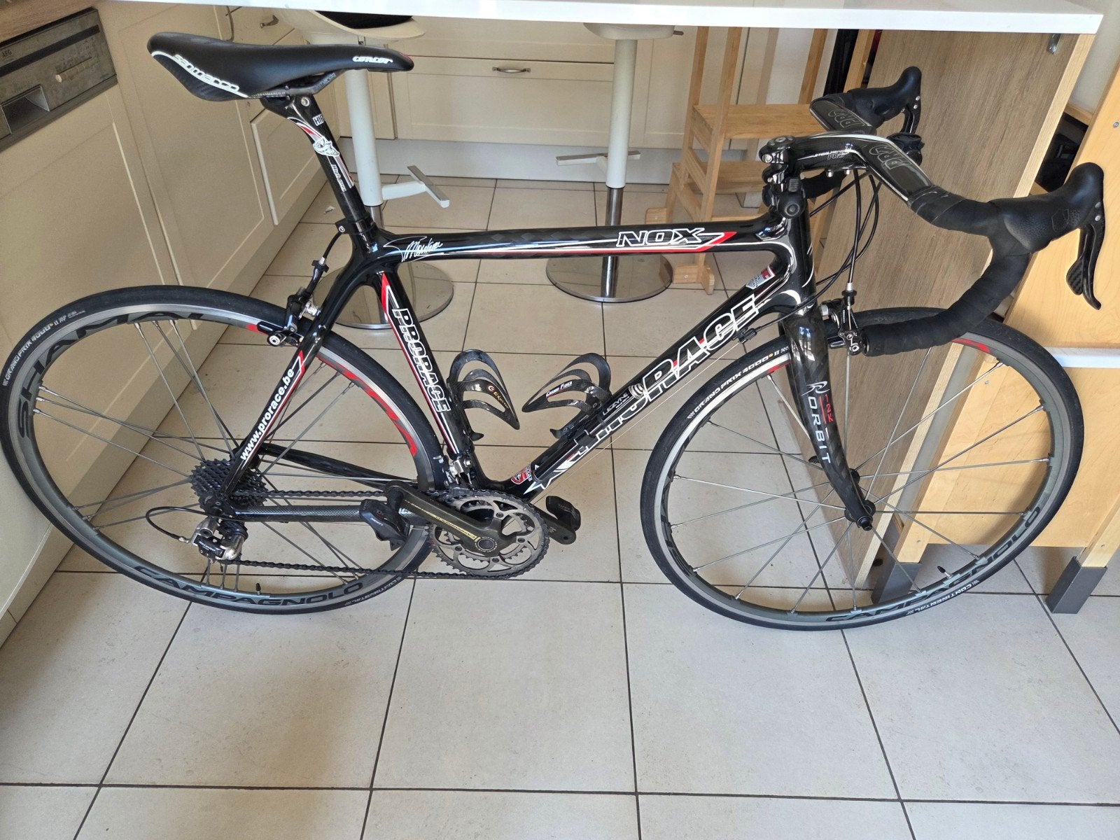 Pro Race Full carbon fiets, Enlèvement, Carbone, Frein sur jante