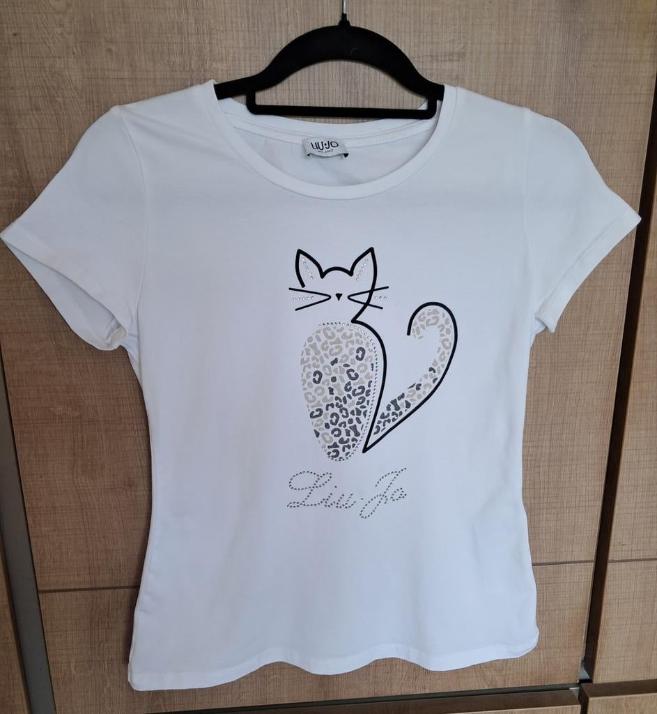 Glitter T-shirt Liu Jo Kleine maat S, Ophalen, Maat 36 (S)