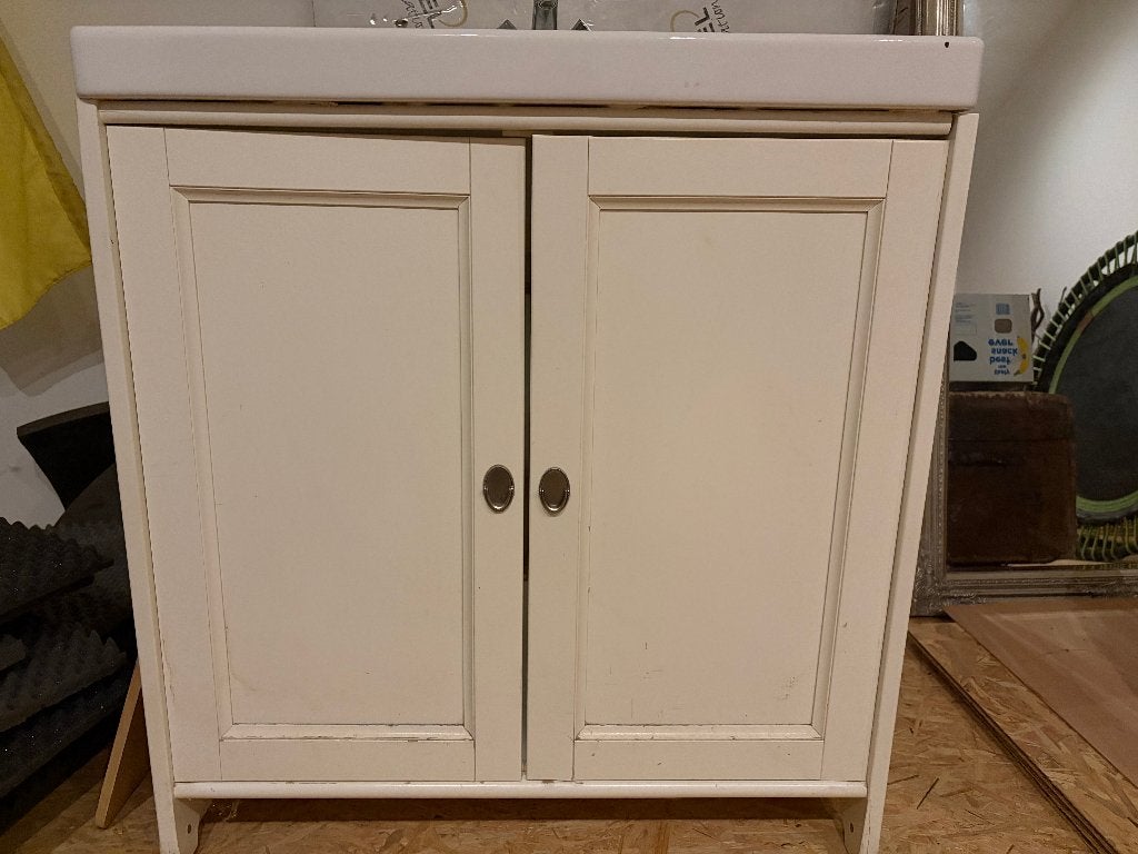 MOOIE GROTE WASTAFEL / lavabo, Doe-het-zelf en Bouw, Ophalen, Gebruikt, Steen, Wastafel
