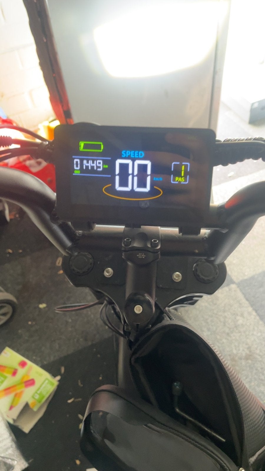 Fatbike v20 la souris, Ophalen, Gebruikt