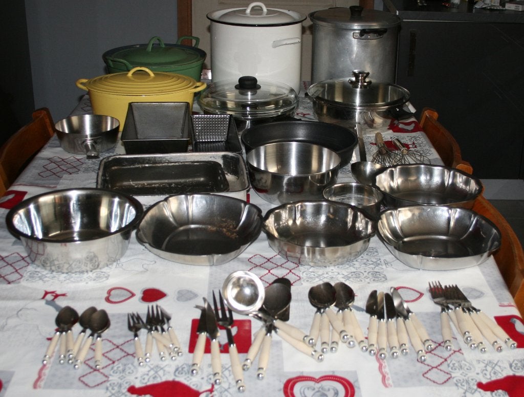 matériel pâtisserie,Cocottes marmites,saladiers,couverts, Maison & Meubles, Cuisine | Casseroles & Poêles, Enlèvement, Utilisé