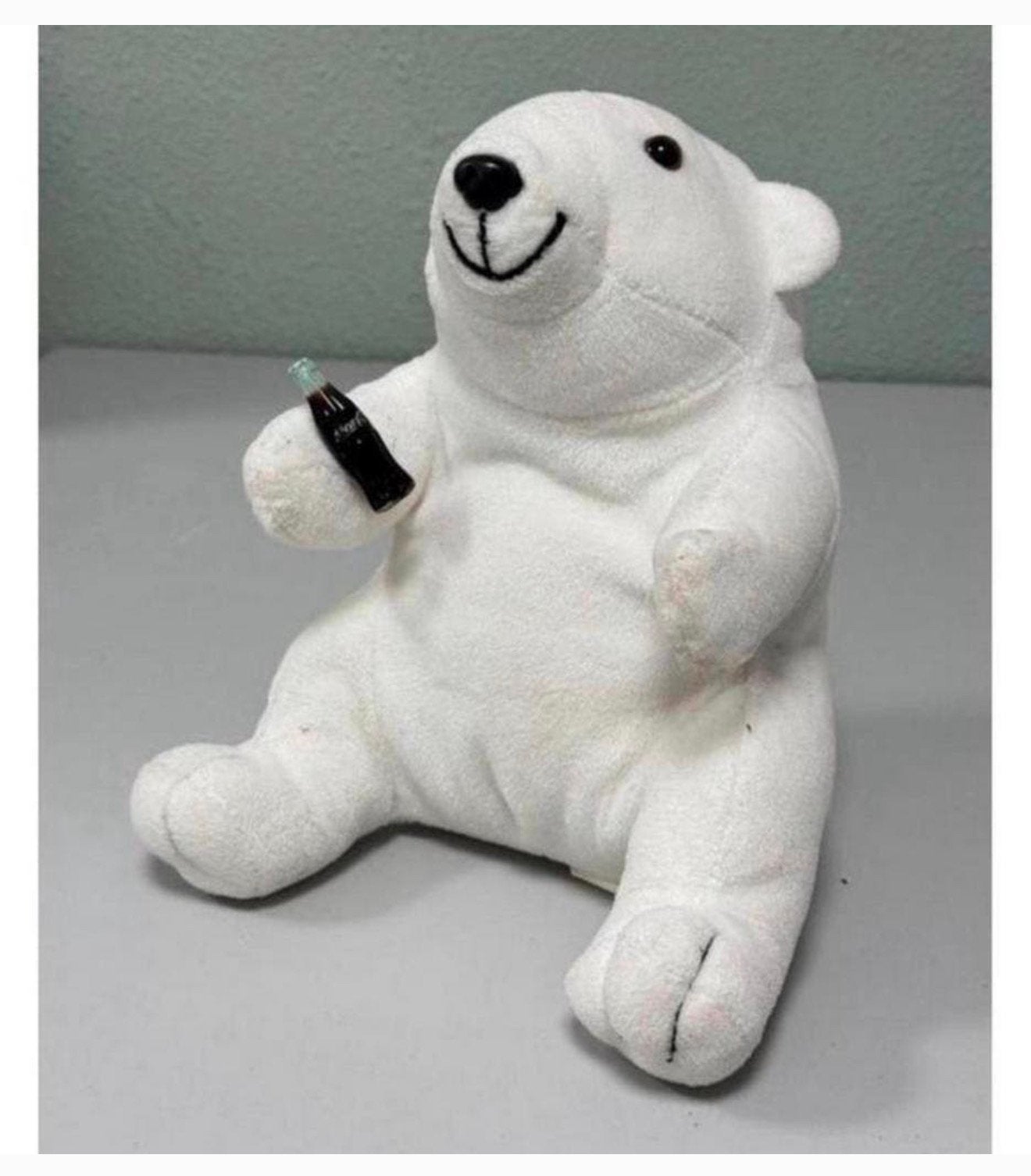 Vintage Coca-Cola beer plush 1997 Polar bear ijsbeer knuffel, Ophalen of Verzenden, Zo goed als nieuw