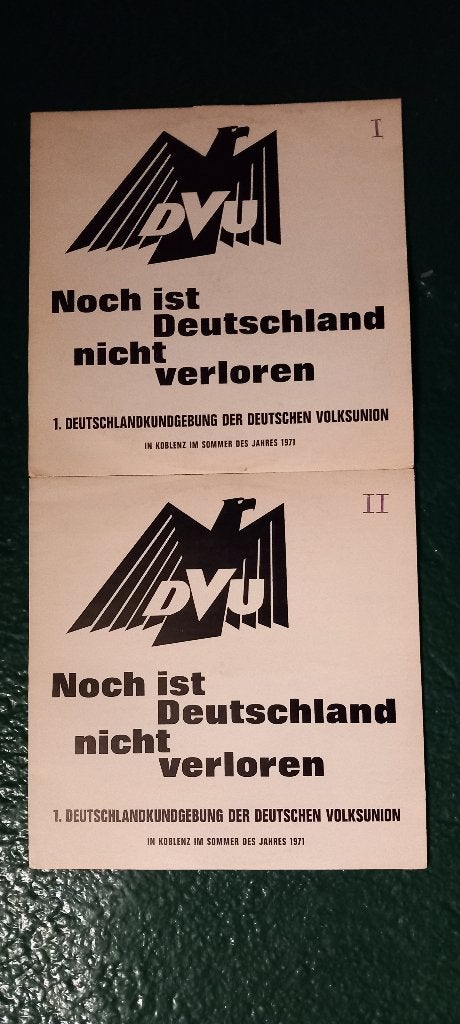 Disques LP de la Seconde Guerre mondiale et 1971, Enlèvement ou Envoi