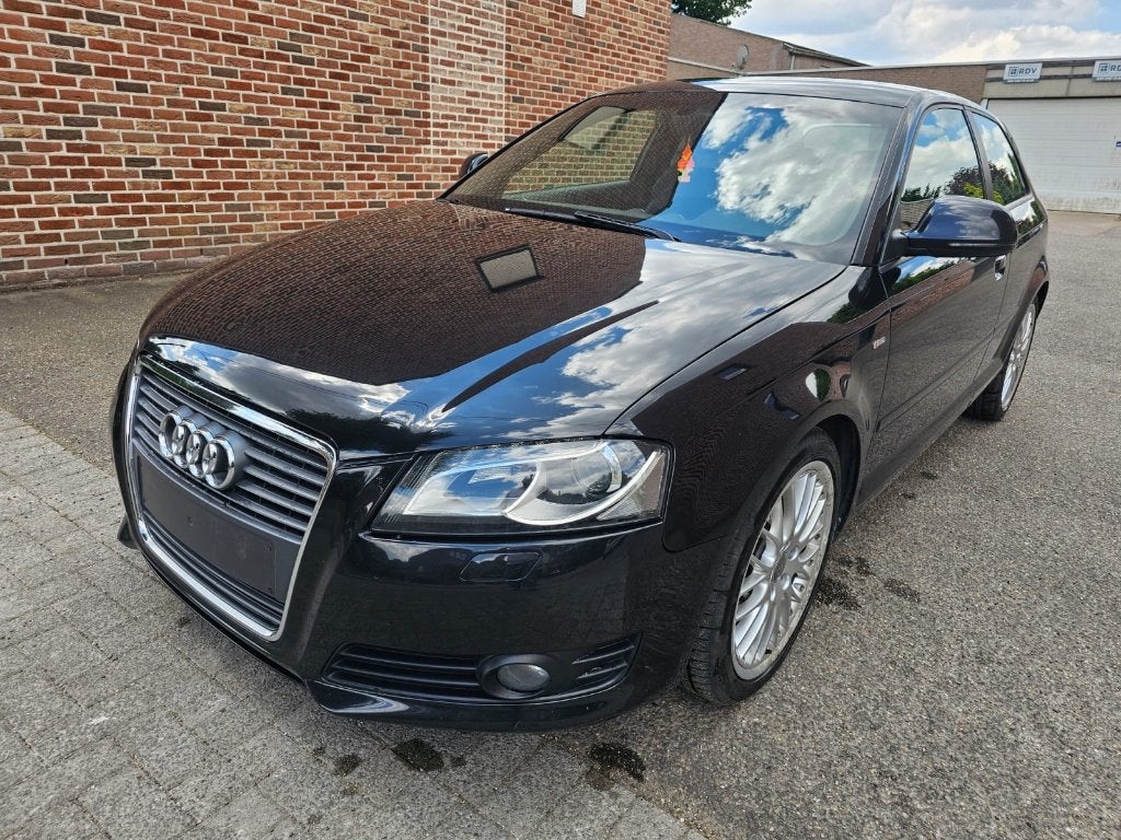 Audi A3 2.0 Tdi 3x S-Line 136pk(Bouw2009/213.000km)Export, Auto's, Euro 5, Zwart, 4 cilinders, Zwart