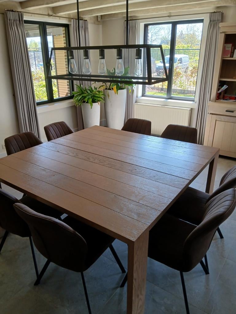 Eiken tafel, Huis en Inrichting, Tafels | Eettafels, Ophalen