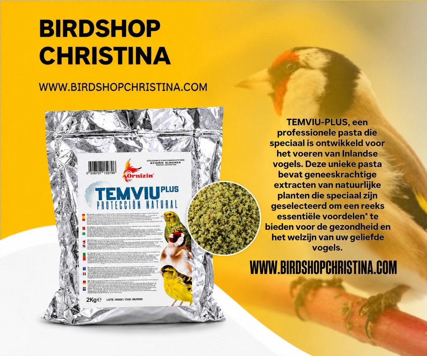 Temviu Plus 2 kg (protecteur, 4 en 1) Ornizin, Enlèvement, Neuf, Autres matériaux, Autres types