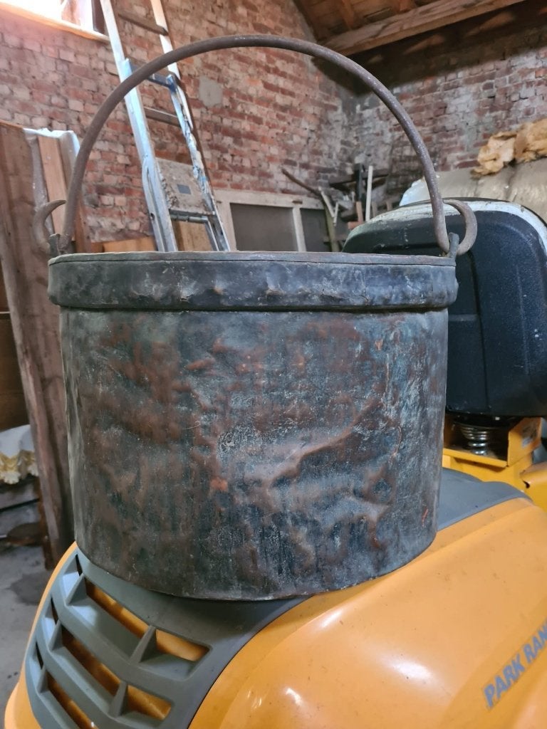 Grote koperen ketel, Antiek en Kunst, Ophalen, Koper