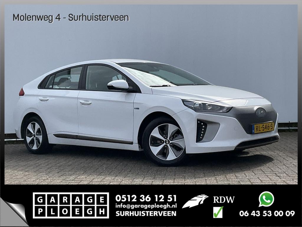 Hyundai IONIQ Comfort EV SOH 90% Adapt.Cruise 1Eig Navi/Cam, Auto's, Hyundai, Automaat, Wit, Te koop, Electronic Stability Program (ESP)
