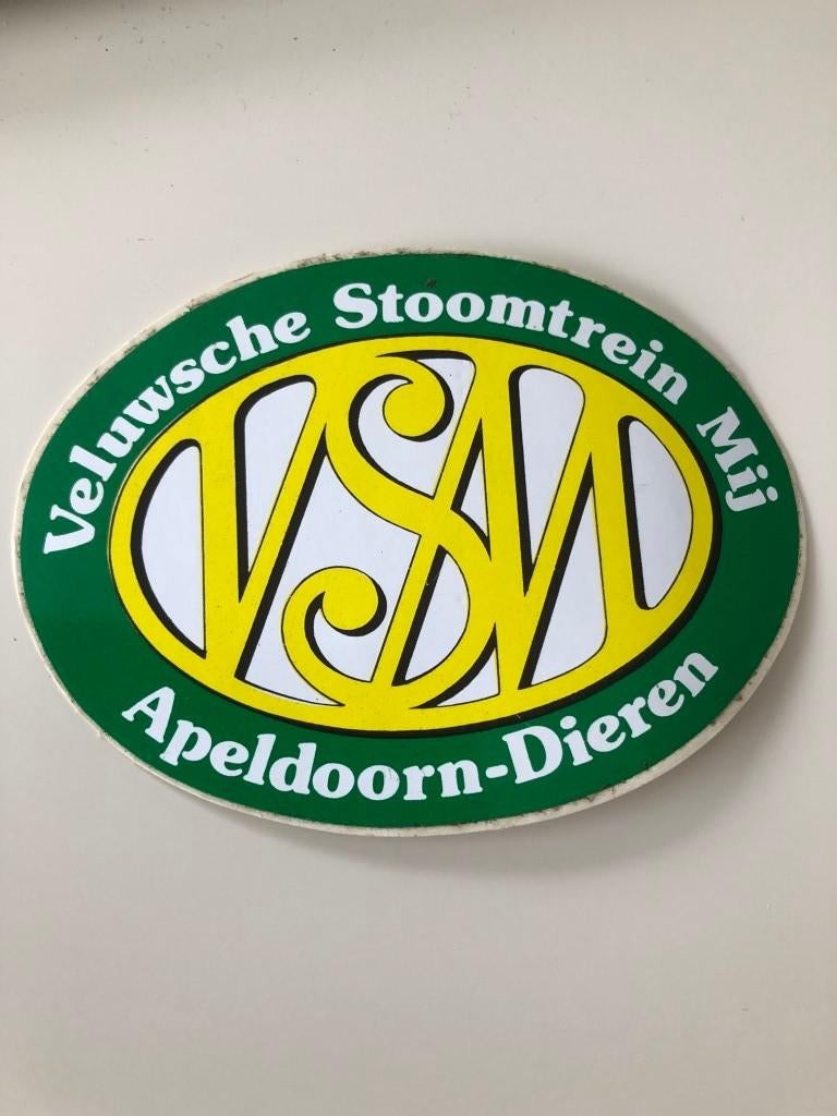 Sticker Veluwsche Stoomtrein Mij - Apeldoorn Dieren, Ophalen of Verzenden