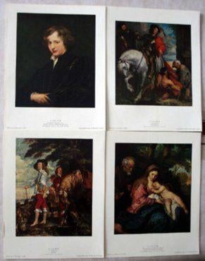 Soubry reproducties Van Dijck(Antoon);Henri De Braeckeleer, Ophalen of Verzenden, Zo goed als nieuw, Prent