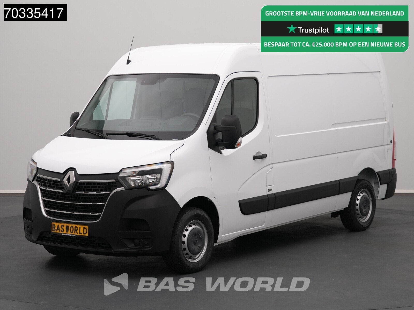 Renault Master 150PK L2H2 Airco Cruise Camera Parkeersensore, Automaat, Stof, 4 cilinders, Renault
