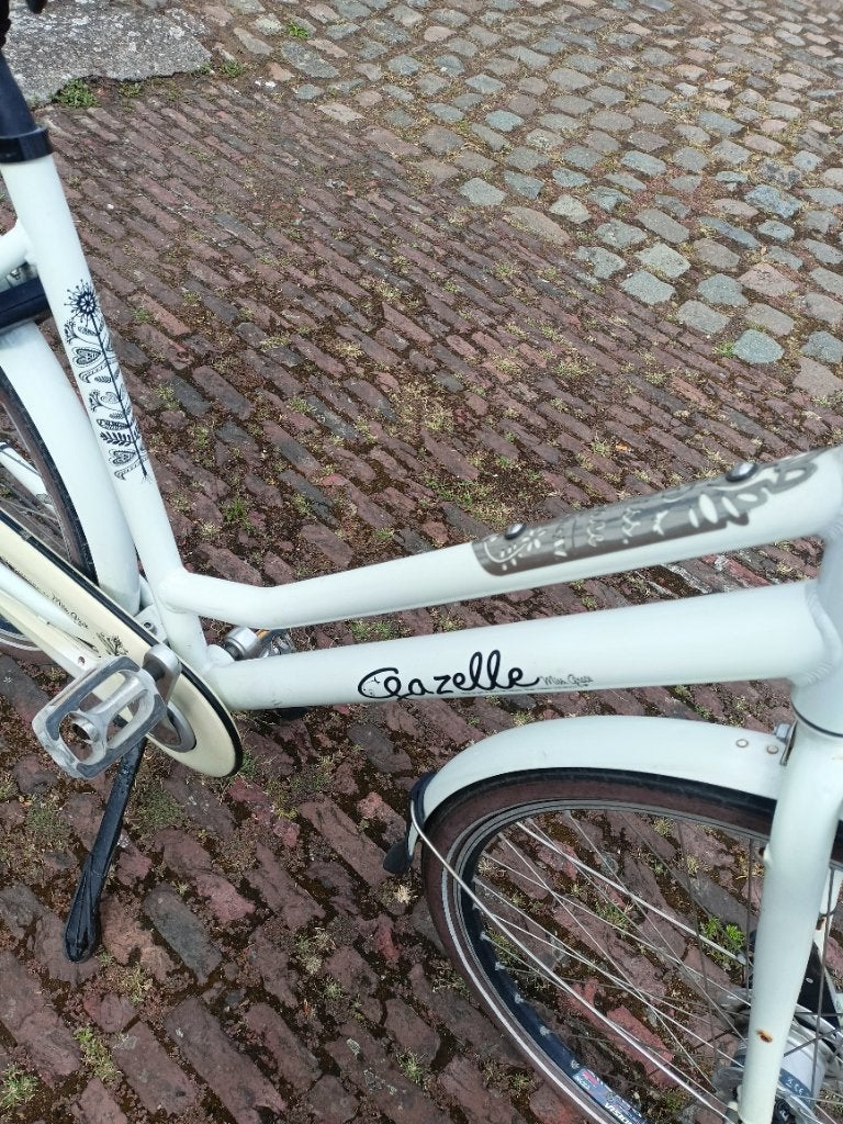 Dames fiets 28 inch kader 53 cm, Fietsen en Brommers, Ophalen, 28 inch, Gazelle, 53 tot 56 cm