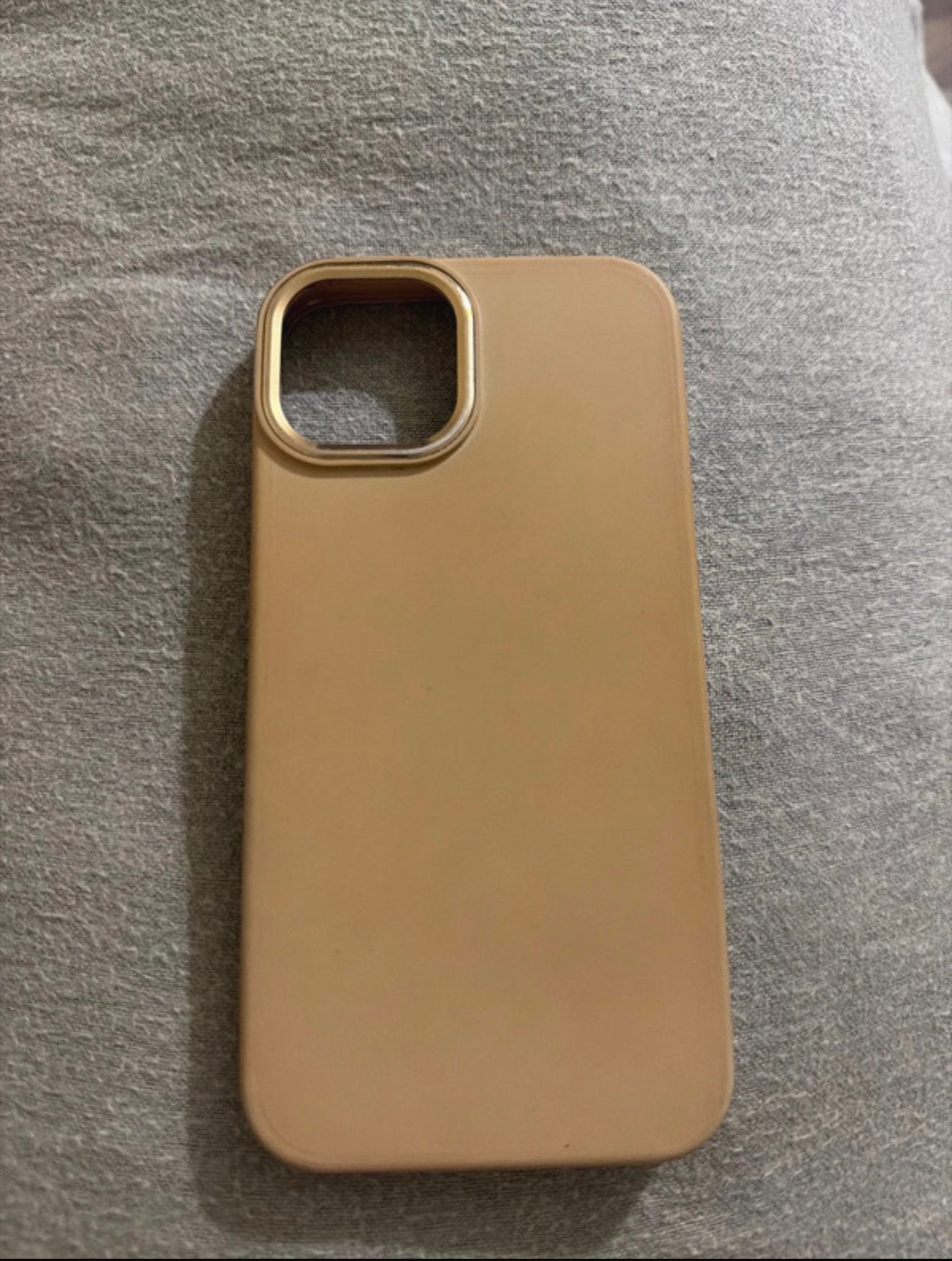 Iphone 14 hoesjs, Télécoms, Autres matériaux, Comme neuf, Beige, IPhone 13